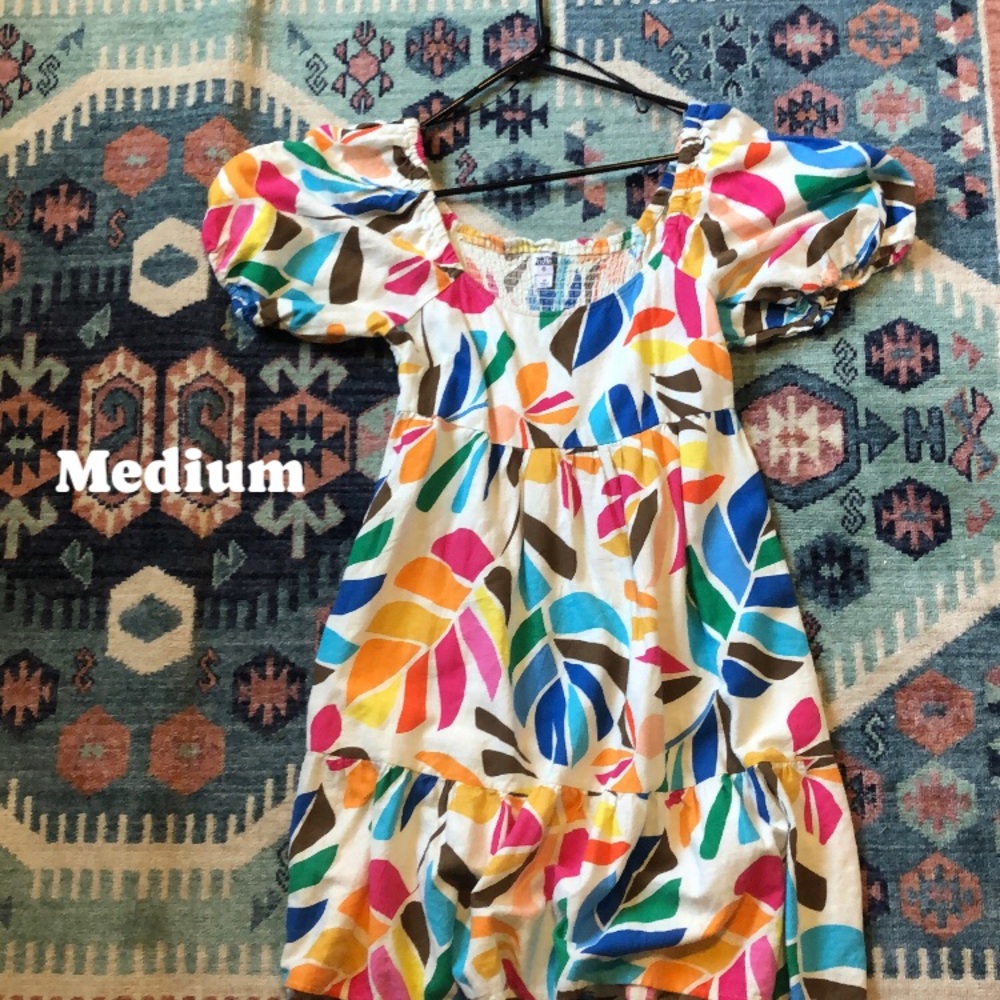 Missoni for Target Colorful Leaf Print Midi Dress